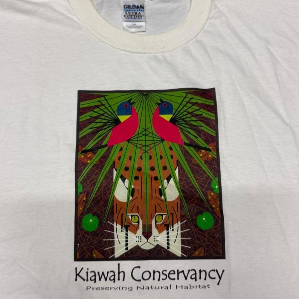 Vintage 90s Kiawah Conservancy Nature Animal T Shirt Sz XXL - Picture 2 of 5